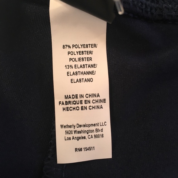 NEW ✨ELECTRIC YOGA Mesh Inset Leggings Navy Spo… - Picture 4 of 5